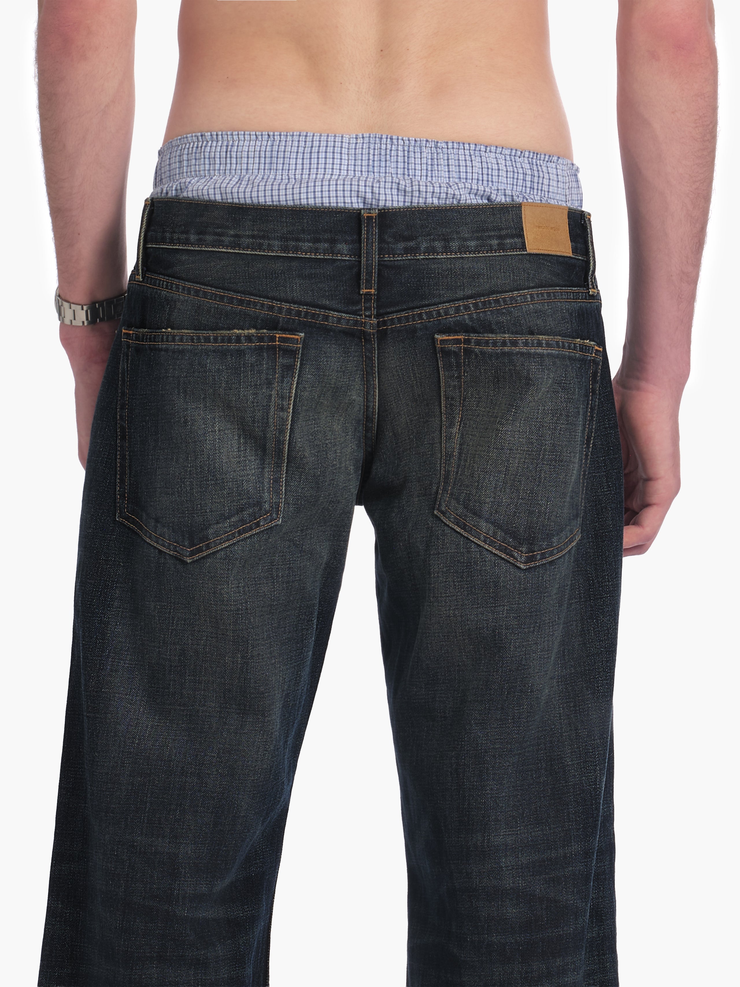men's bootcut jean in dark wash