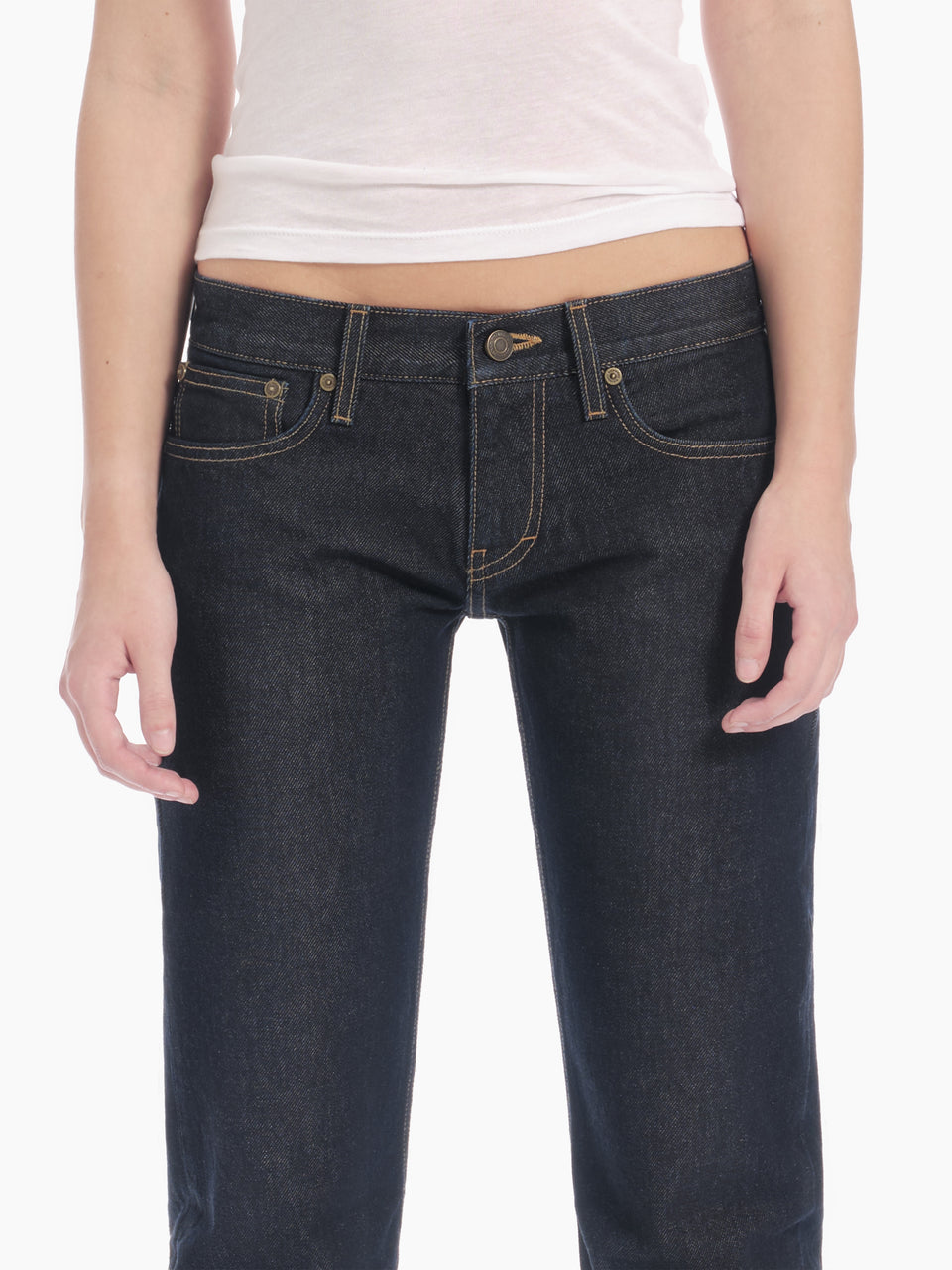 women's slim straight jean in indigo rinse