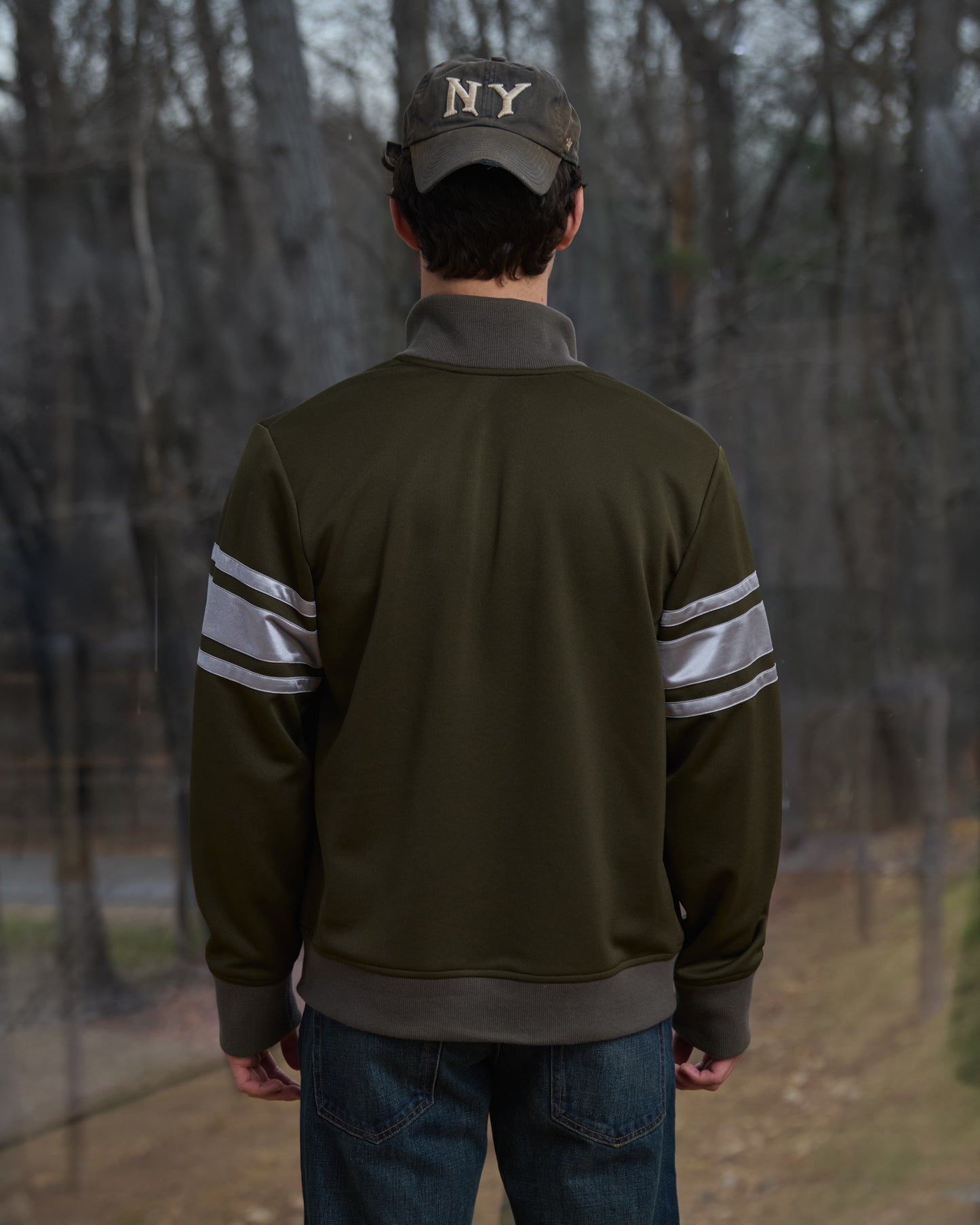 Track Jacket in Satin Tricot