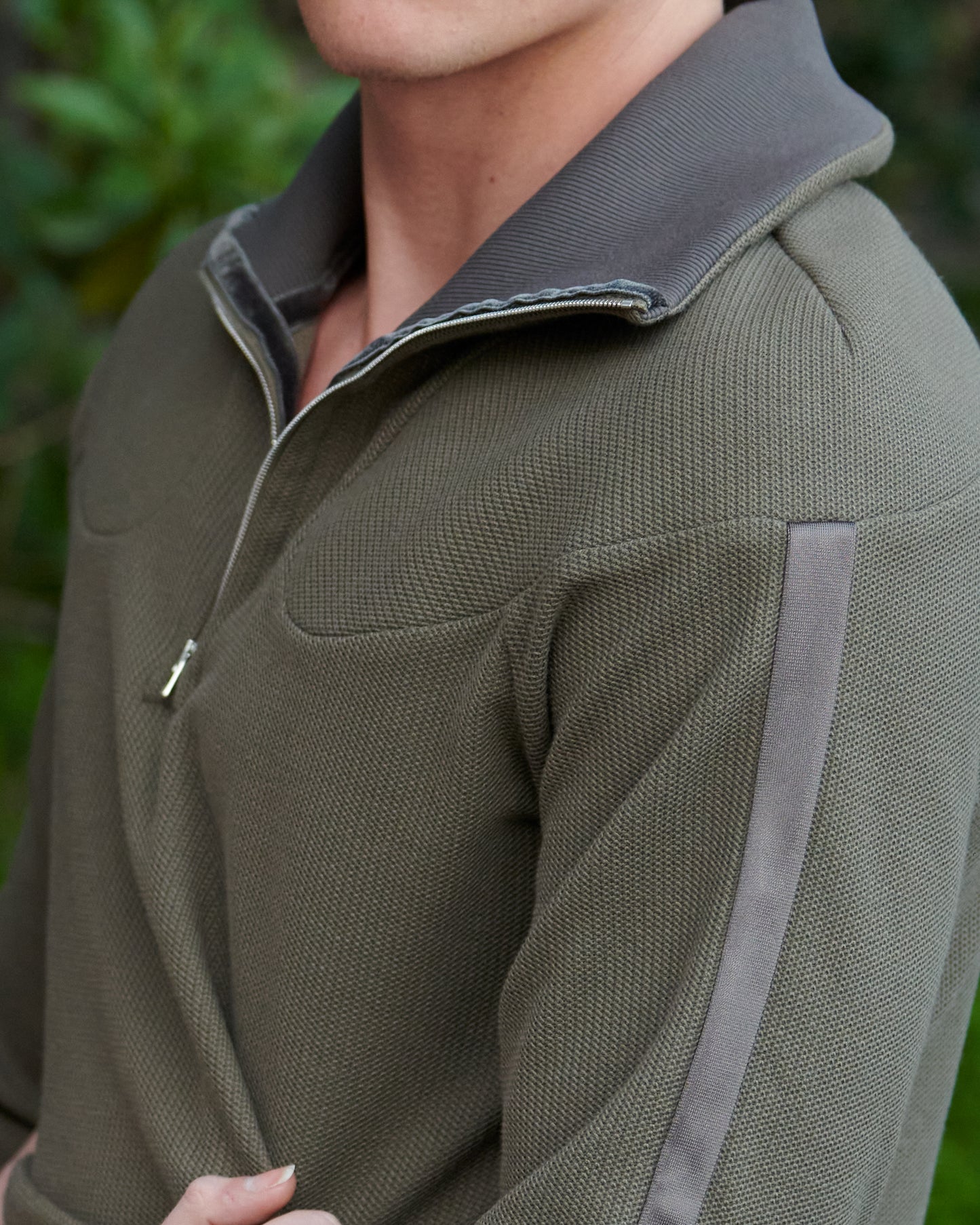 KNIT QUARTER ZIP