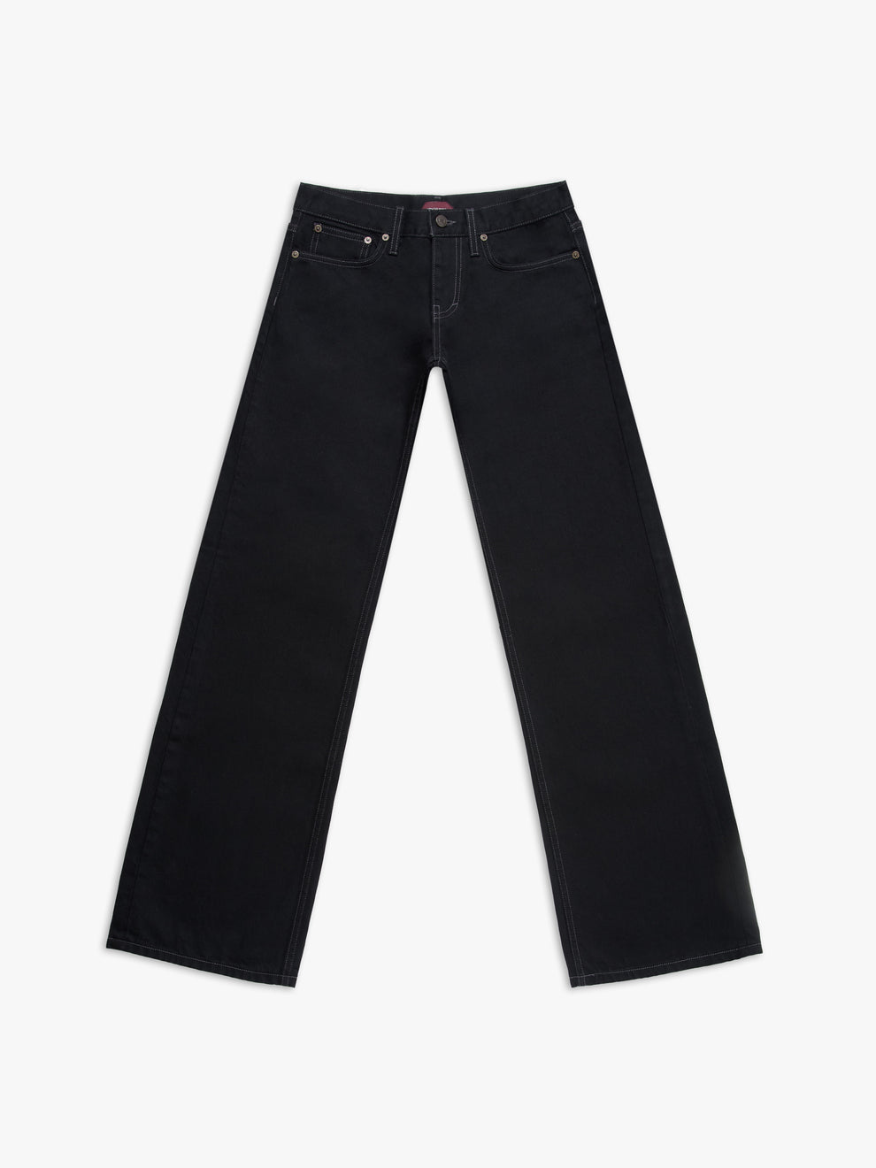 women's bootcut jean in black rinse