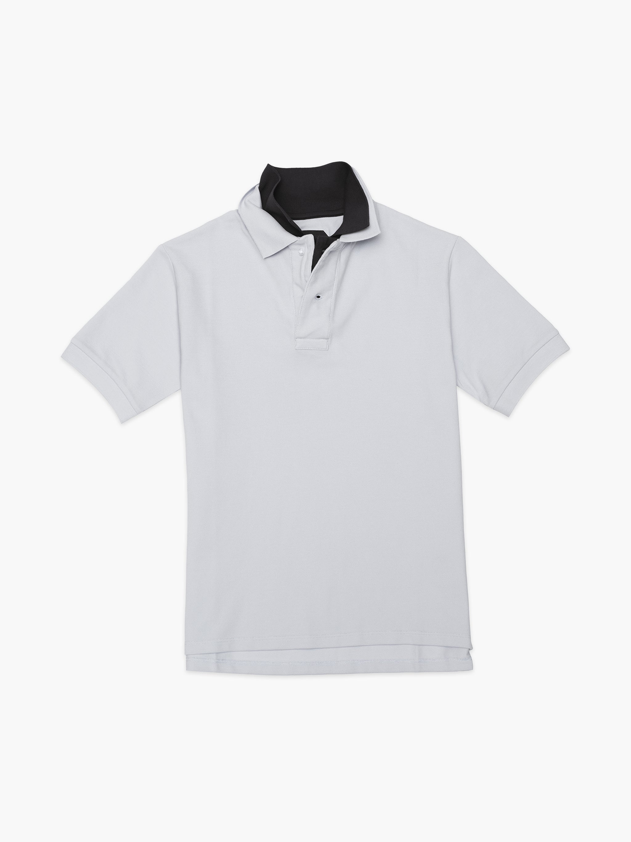 Layered Polo in Blue/Black
