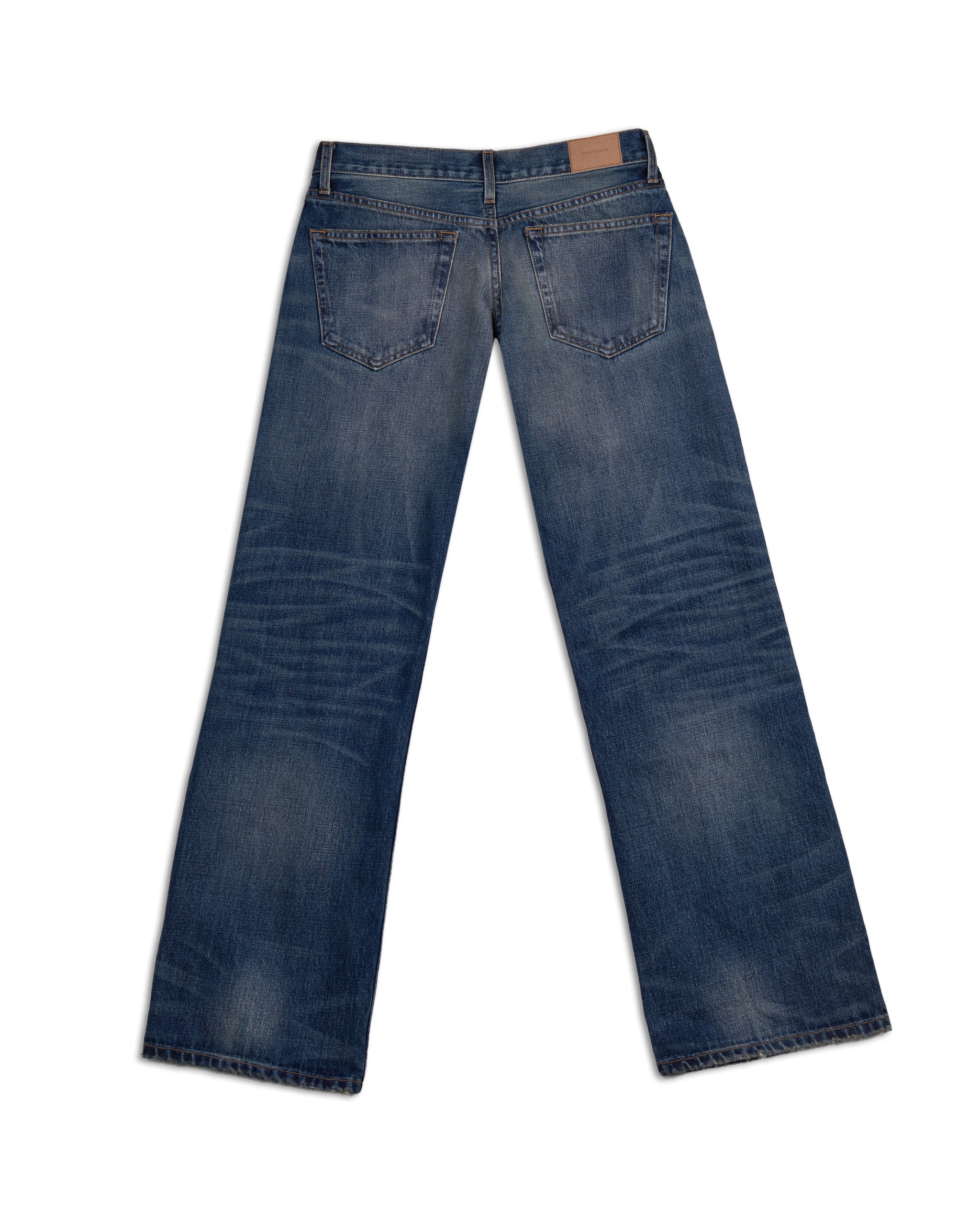 Washed Indigo Bootcut Jean / 0004