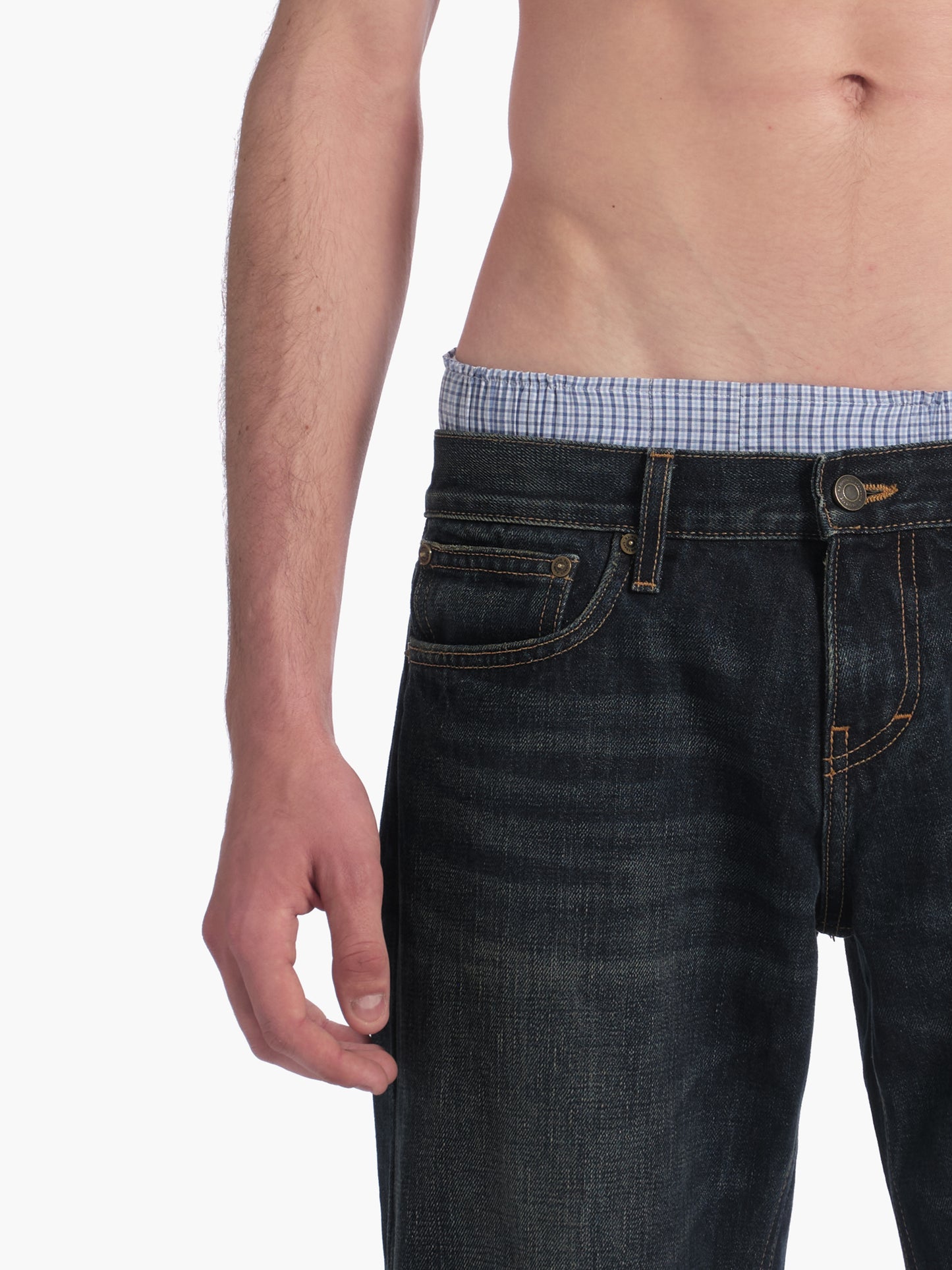 men's bootcut jean in dark wash