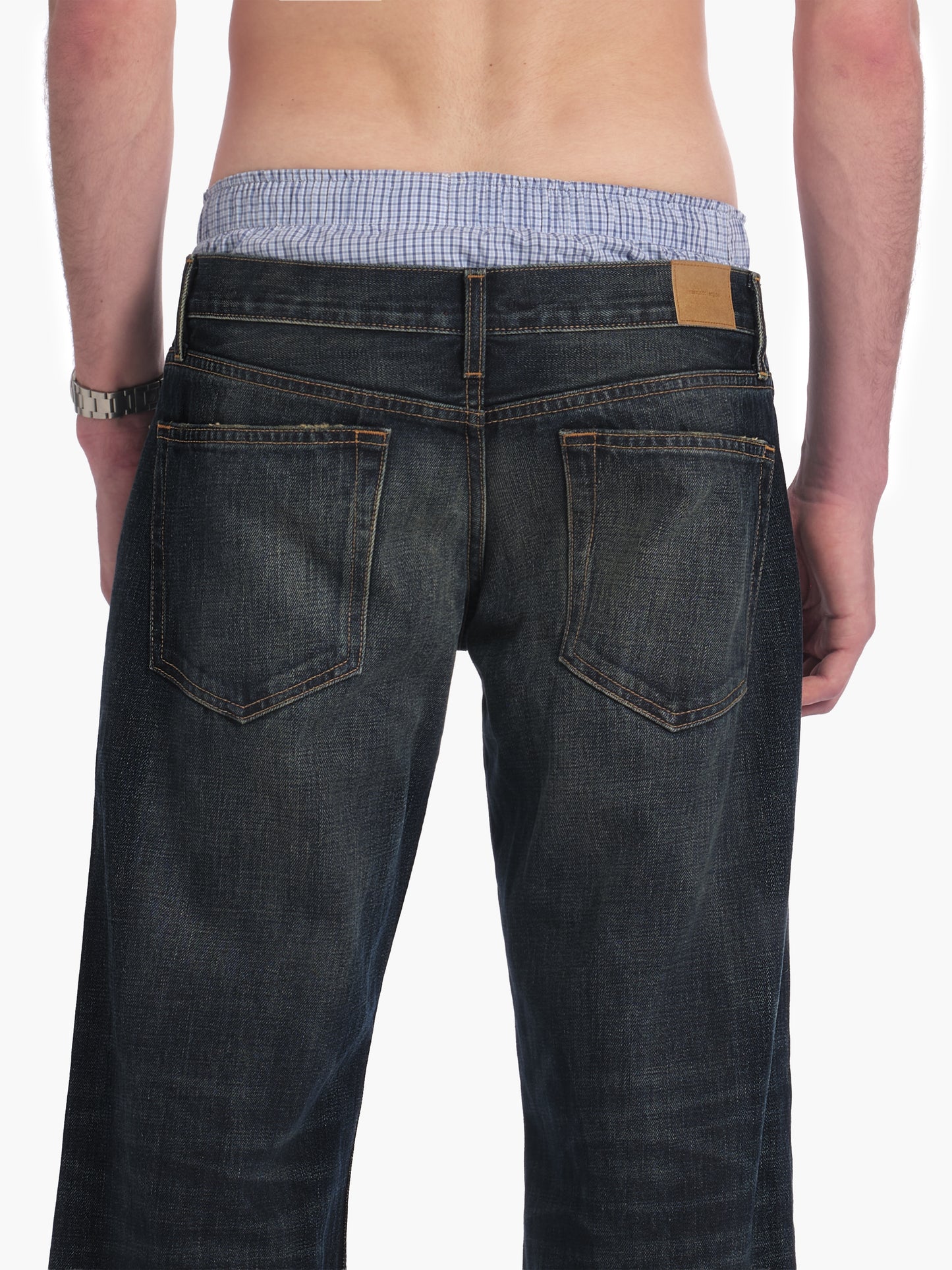 men's bootcut jean in dark wash