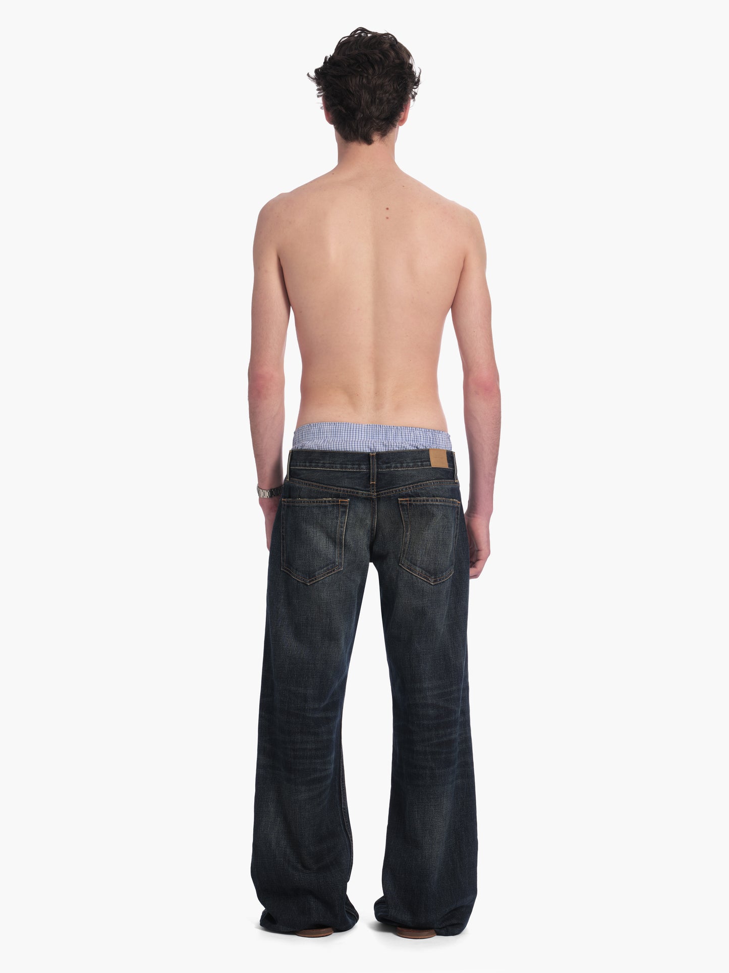 men's bootcut jean in dark wash