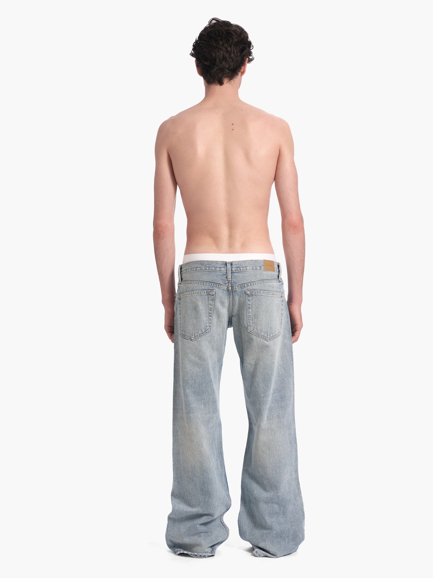 Men's bootcut jean in light wash
