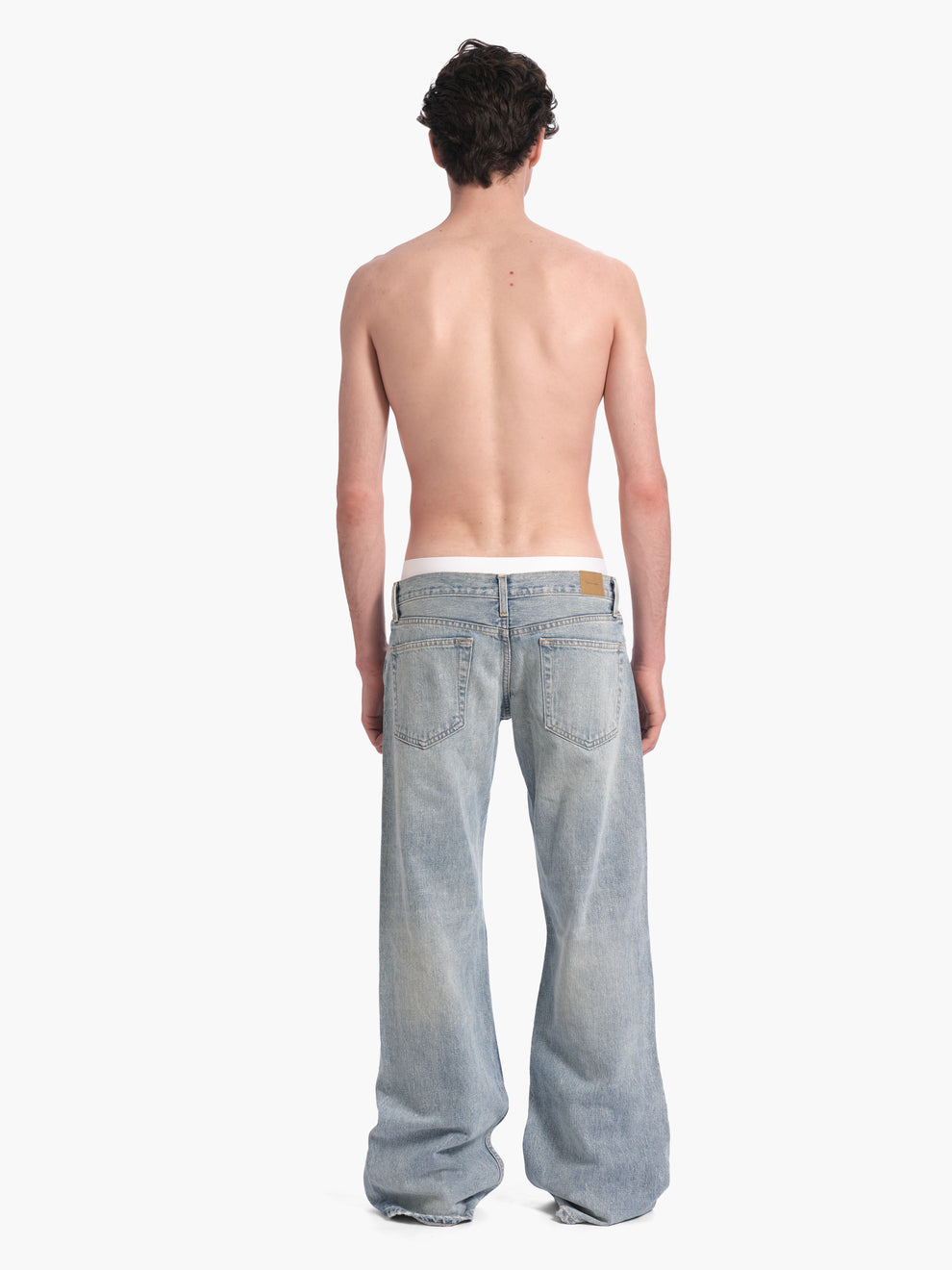 men's bootcut jean in light wash