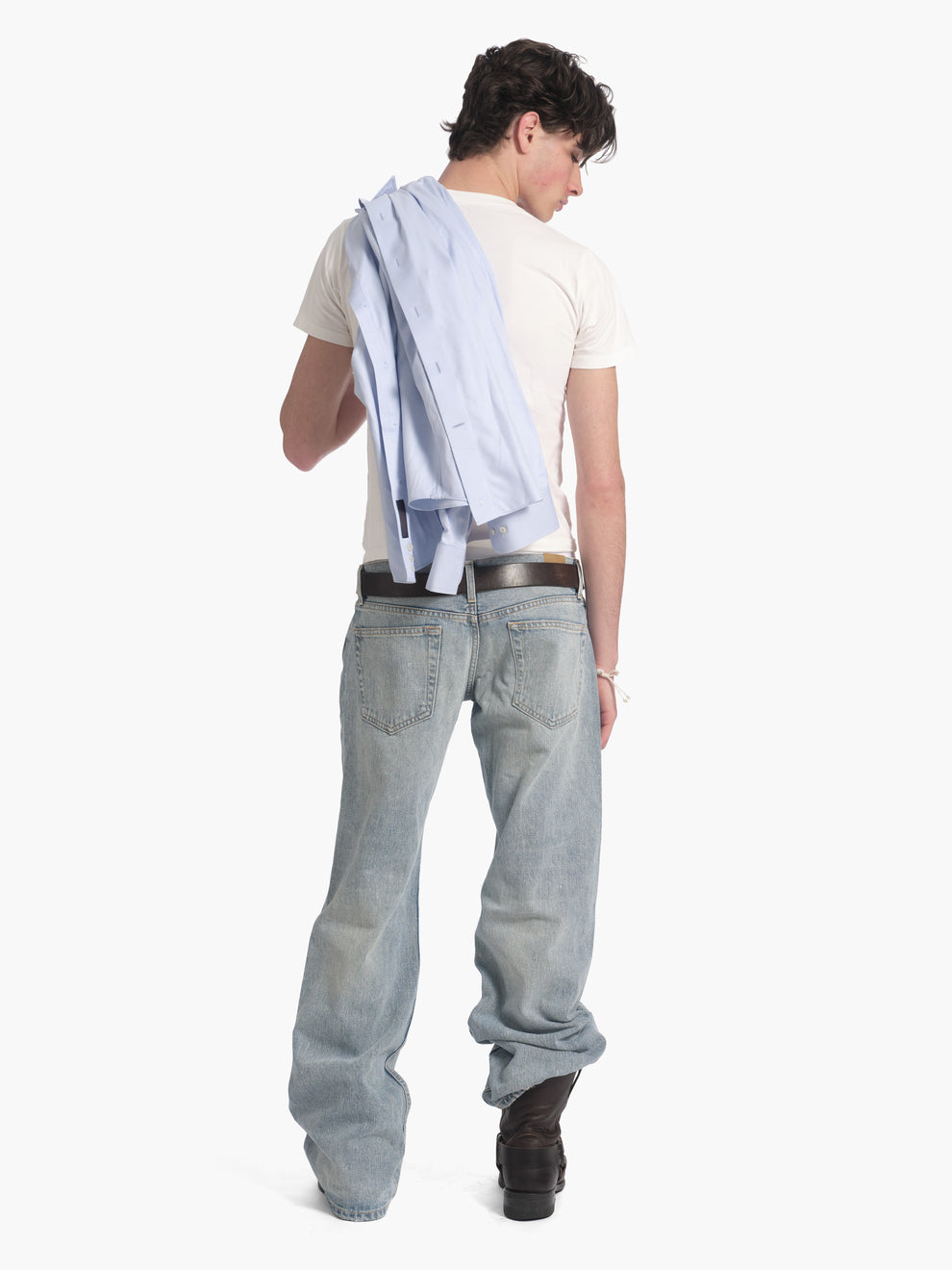 men's bootcut jean in light wash