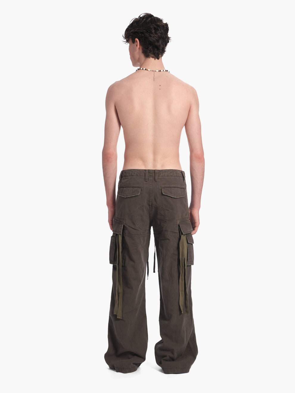 men's double fly cargo pant in olive