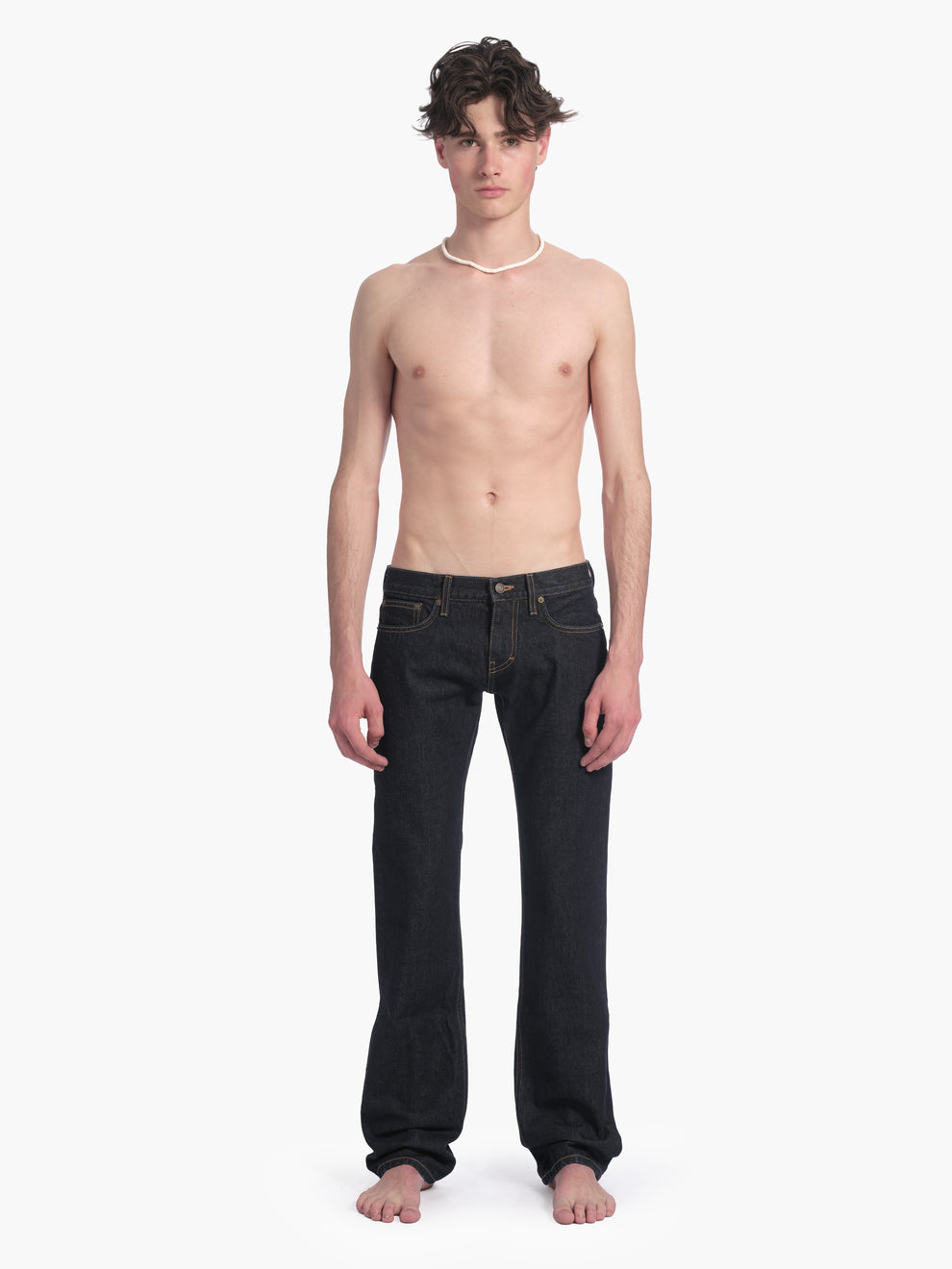 men's slim straight jean in indigo rinse