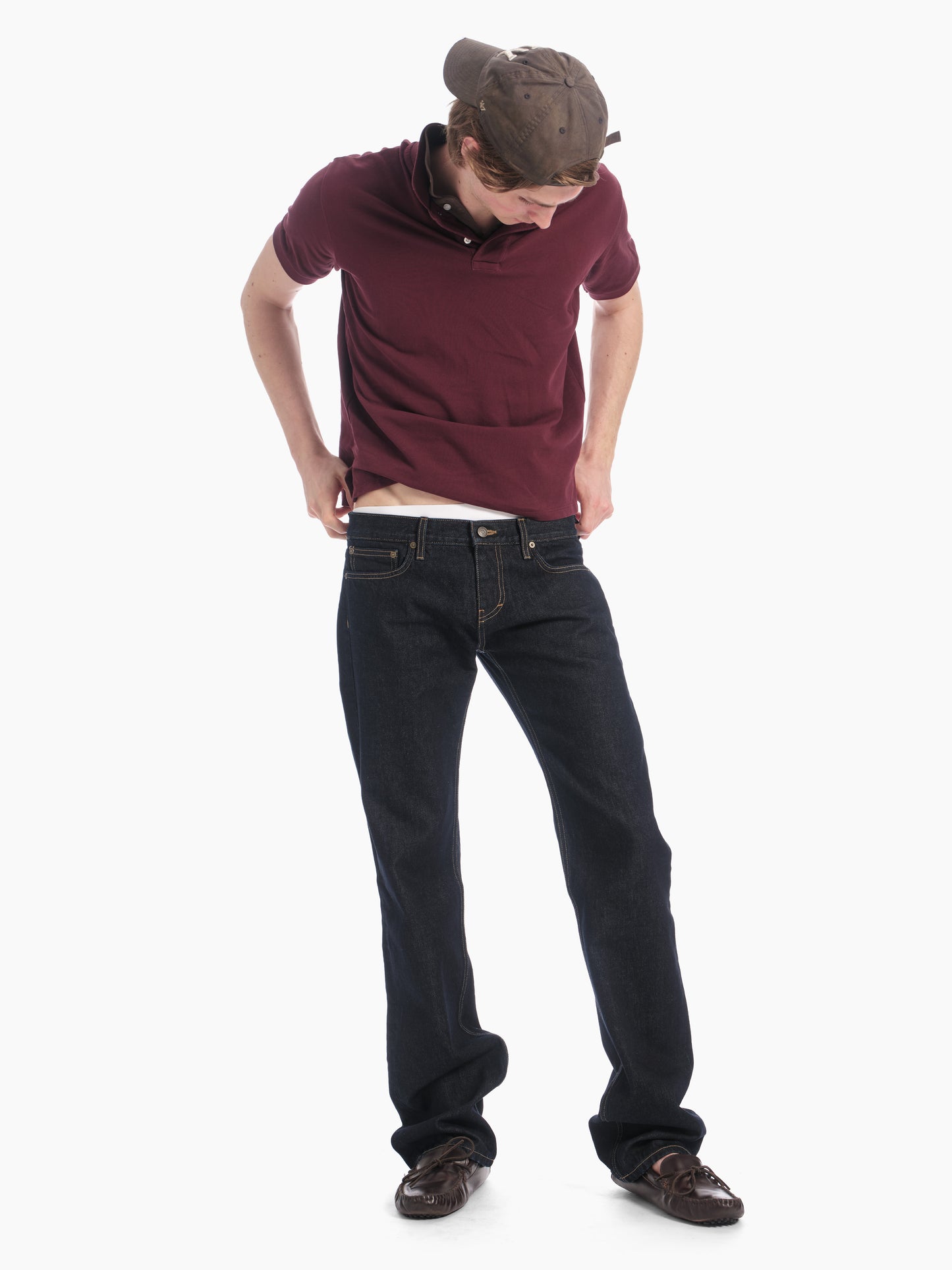 Men's slim straight jean in indigo rinse
