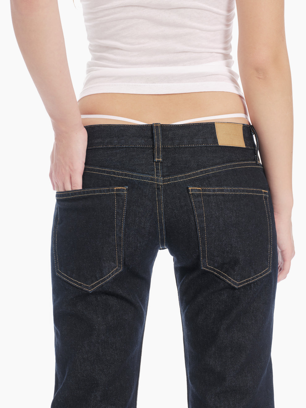 women's slim straight jean in indigo rinse