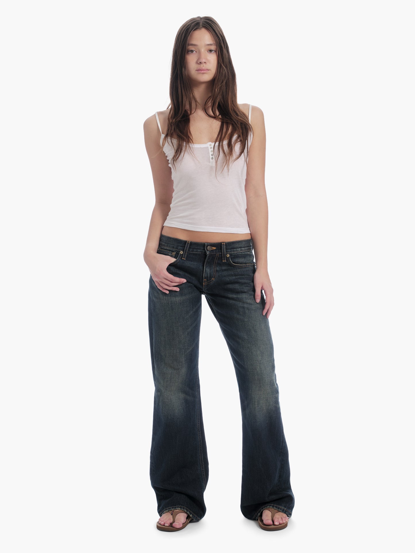 Women's bootcut jean in dark wash