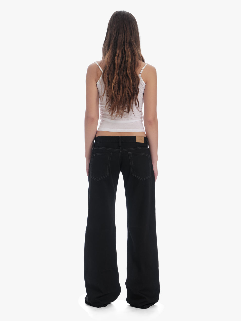 women's bootcut jean in black rinse