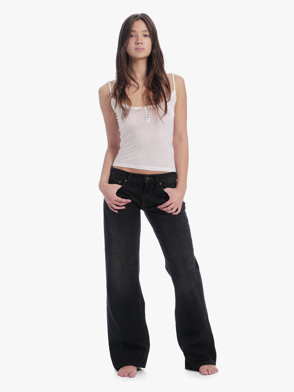 women's bootcut jean in washed black