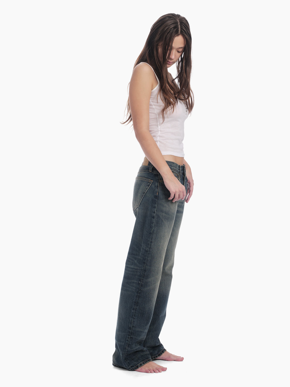 women's bootcut jean in washed indigo