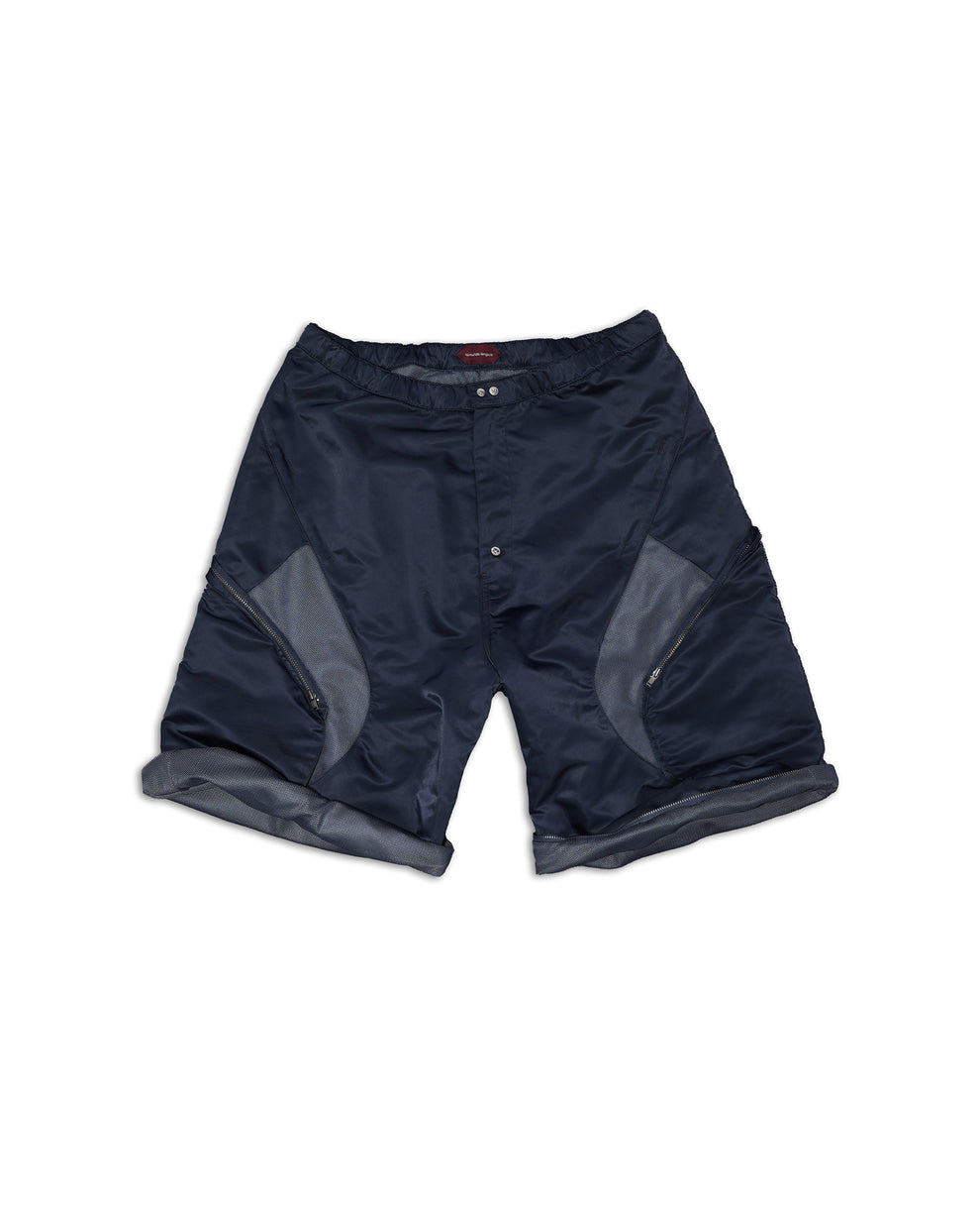 men's zip-off board short in navy