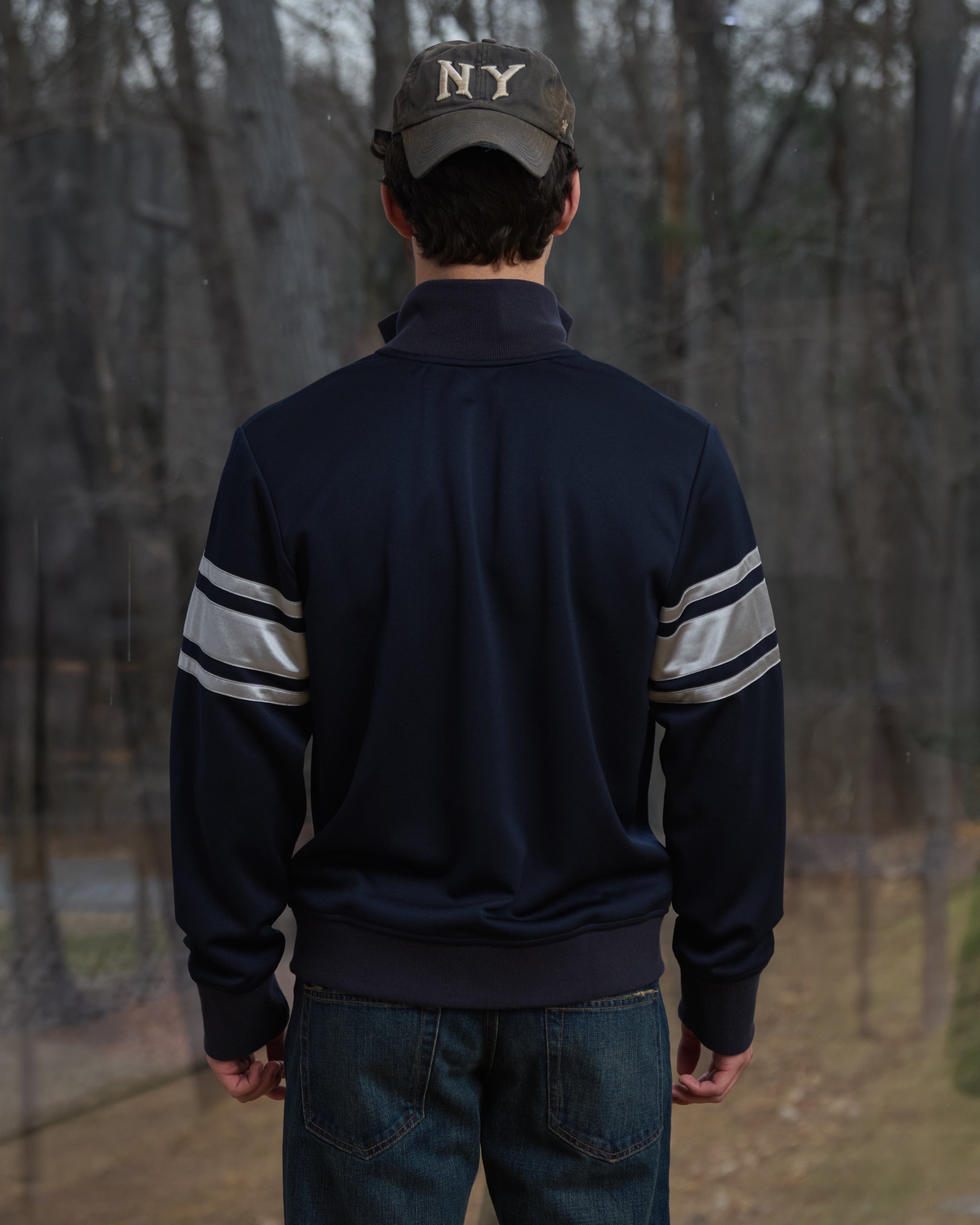 Track Jacket in Satin Tricot