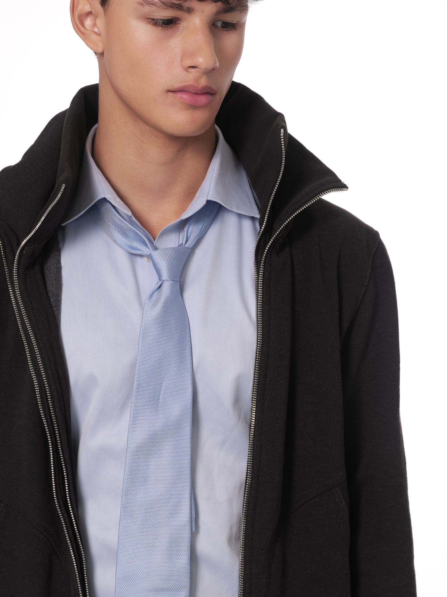 raimundo langlois full zip grey detail view
